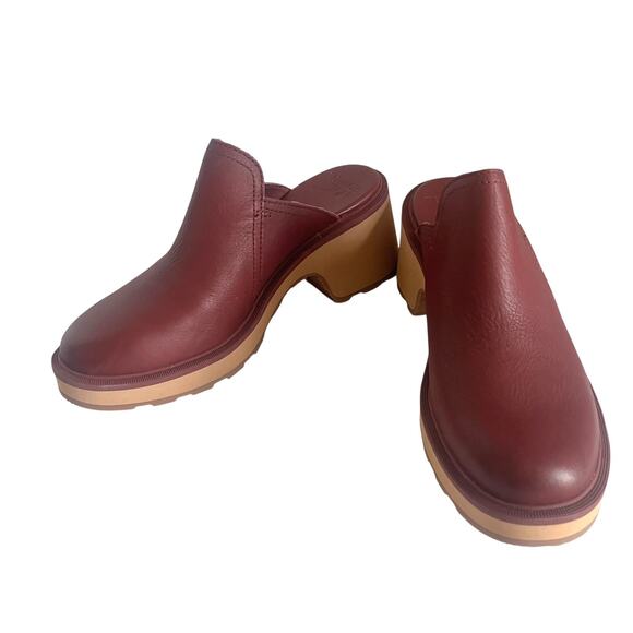 Brand New Sorel Women's Hi Line Heel Mule Boots Spice Tawny Buff US 9 - Picture 2 of 12